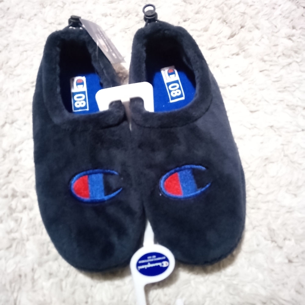 Champion Men's Cinch closed back logo slipper
